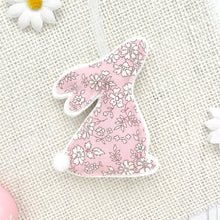 Personalised Spring Bunny - Liberty Capel Pink