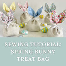 SEWING TUTORIAL: Bunny Treat Bag (Digital Download)