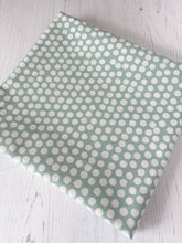 Dotty Seafoam 100% Midweight Cotton Fabric Piece