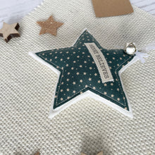 Personalised Christmas Star - Green