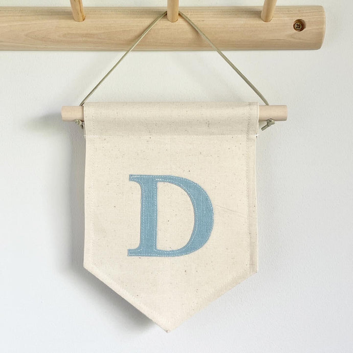 Wall Banner with Initial