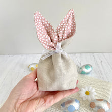 Spring Bunny Treat Bag - Blush Dotty
