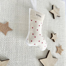 Personalised Christmas Stocking - Cream