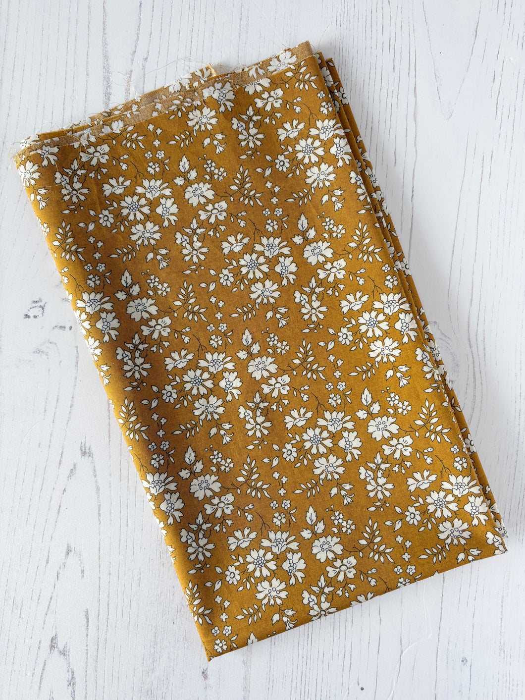 Liberty Tana Lawn Mustard Capel Fabric Piece