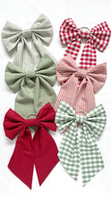 Medium Bow - Sage Gingham