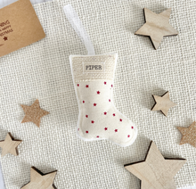 Personalised Christmas Stocking - Cream