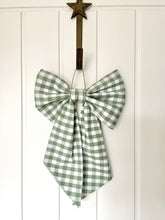 Medium Bow - Sage Gingham