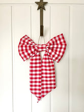 Medium Bow - Red Gingham