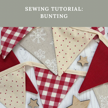 SEWING TUTORIAL: Bunting (Digital Download)