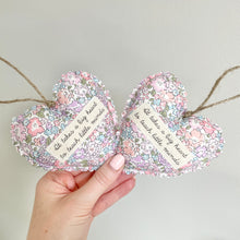 Personalised 'End of Term' Gift Heart: Four Fabric Options