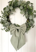 Medium Bow - Sage Linen