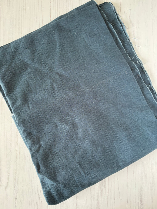 100% Linen 'Navy' Fabric Piece