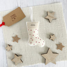 Personalised Christmas Stocking - Cream