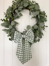 Medium Bow - Sage Gingham