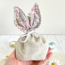 Spring Bunny Treat Bag - Liberty Floral Michelle Pink