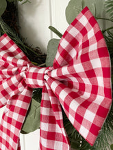 Medium Bow - Red Gingham