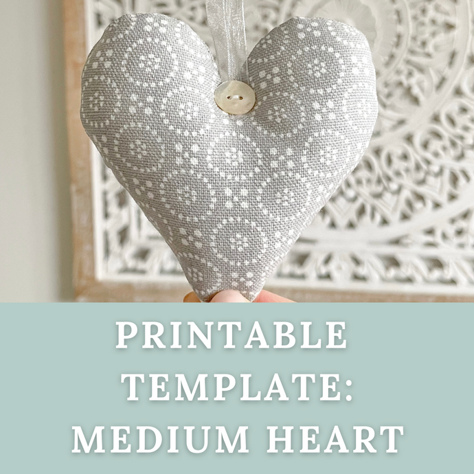 PRINTABLE TEMPLATE ONLY: Heart (Digital Download)