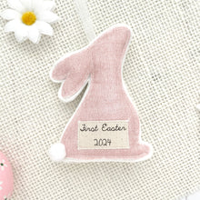 Personalised Spring Bunny - Blush Linen