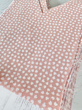 Fabric Scraps - Bunny Bag Cut Outs In Blush Pink Dotty Cotton
