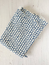 Blue 100% Cotton Fabric Piece