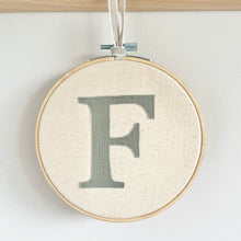 Embroidery Hoop with Initial