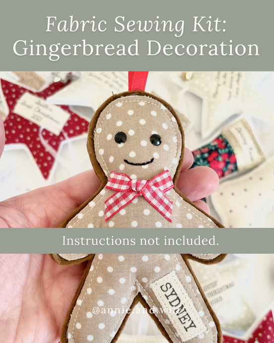 Gingerbread Fabric Kit (No Instructions)