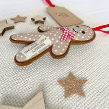 Personalised Christmas Gingerbread - Red