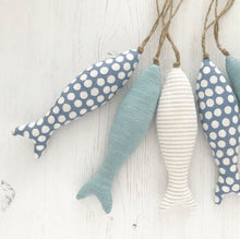 Blue 100% Cotton Fabric Piece
