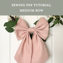 SEWING TUTORIAL: Medium Bow (Digital Download)