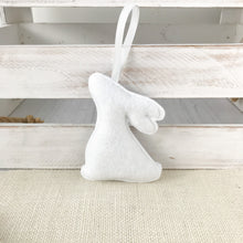 Personalised Spring Bunny - Grey Polka Dot