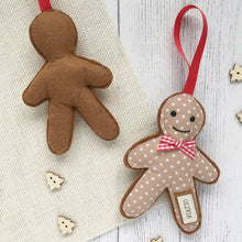 Personalised Christmas Gingerbread - Red