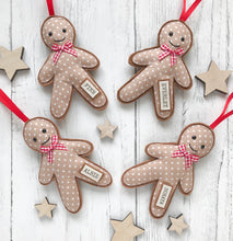 Personalised Christmas Gingerbread - Red