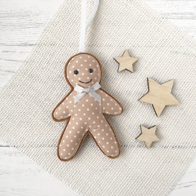 Personalised Christmas Gingerbread - Grey