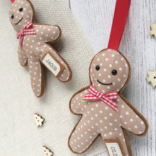 Personalised Christmas Gingerbread - Red